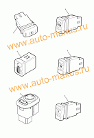 Переключатели(тумблеры) и регулятор положения фар для LDV Maxus, LD 100