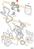 схема Шестерня распредвала для LDV Maxus, LD 100