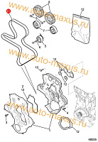 схема Ремень ГРМ для LDV Maxus, LD 100