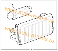 Плафон освещения перчаточного ящика LDV Maxus для LDV Maxus, LD 100