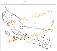 Прицепное буксирное устройство (фаркоп) LDV Maxus для LDV Maxus, LD 100