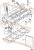 схема Седло выпускного клапана для LDV Maxus, LD 100