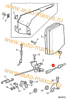 схема Трос ручного тормоза короткий для LDV Maxus, LD 100