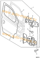 Дверь передняя правая для LDV Maxus, LD 100