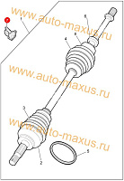 схема Опора подшипника правого привода Максус для LDV Maxus, LD 100