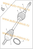 схема Подшипник трипоида(внутренний шрус) для LDV Maxus, LD 100