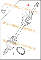 схема Подшипник подвесной правого привода для LDV Maxus, LD 100