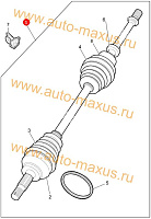 схема Привод в сборе правый для LDV Maxus, LD 100