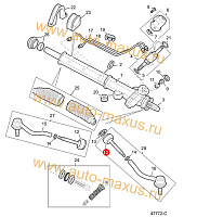 схема Поперечная рулевая тяга в сборе для LDV Maxus, LD 100