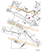 схема Рулевая рейка в сборе для LDV Maxus, LD 100