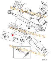 схема Наконечник поперечной рулевой тяги правый для LDV Maxus, LD 100