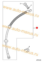 схема Шланг тормозной задний Maxus для LDV Maxus, LD 100