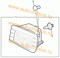 Противотуманная фара LDV Maxus для LDV Maxus, LD 100