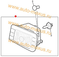 схема Противотуманная фара правая для LDV Maxus, LD 100