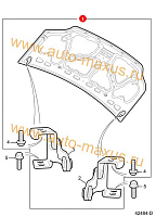 схема Капот Maxus Б.У. для LDV Maxus, LD 100