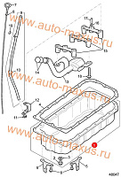 схема Масляный поддон Maxus Б.У. для LDV Maxus, LD 100