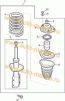 Амортизатор передний, стойка в сборе, пружина  LDV Maxus для LDV Maxus, LD 100