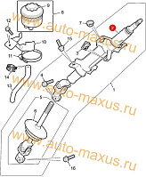 схема Верхний рулевой вал для Максус для LDV Maxus, LD 100