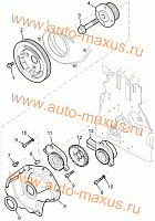 Масляный насос, шкив коленвала, вакуумный насос Maxus для LDV Maxus, LD 100