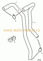 Шланги отопителя салона ЛДВ Максус для LDV Maxus, LD 100