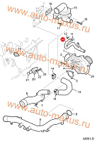 схема Трубка системы охлаждения для LDV Maxus, LD 100