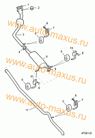 Выхлопная труба, глушитель для LDV Maxus, LD 100