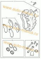 Передний тормозной суппорт LDV Maxus для LDV Maxus, LD 100