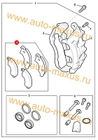 схема Колодки передние комплект для LDV Maxus, LD 100