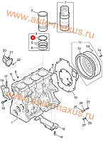 схема Прокладка гильзы 0.17мм  для LDV Maxus, LD 100