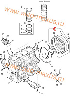 схема Маховик в сборе  для LDV Maxus, LD 100