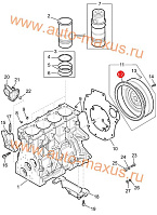 схема Зубчатый венец маховика для LDV Maxus, LD 100