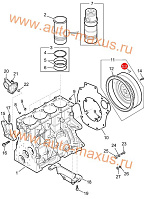 схема Установочный штифт маховика для LDV Maxus, LD 100