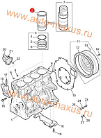 схема Гильза цилиндра для LDV Maxus, LD 100