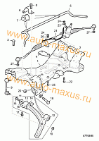 Рулевая рейка, передний рычаг, стабилизатор, передняя балка, подрамник для LDV Maxus, LD 100