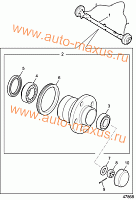 Задняя ступица с ABS для LDV Maxus, LD 100