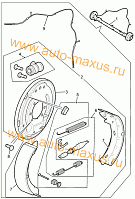 Задний тормоз Максус для LDV Maxus, LD 100