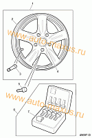 Диск колесный легкосплавный 16" для LDV Maxus, LD 100