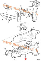 схема Выпускной коллектор для LDV Maxus, LD 100