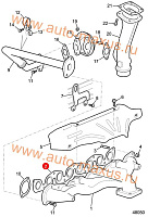 схема Прокладка выпускного коллектора для LDV Maxus, LD 100