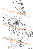 схема Патрубок Б.У. для LDV Maxus, LD 100