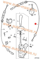 схема Трос переключения передач для LDV Maxus, LD 100