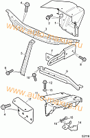 Поперечина радиатора верхняя, кронштейны шасси для LDV Maxus, LD 100
